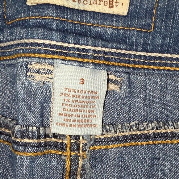 SO Y2K Style Jean Mini Skirt Juniors Size 3 - Picture 5 of 7